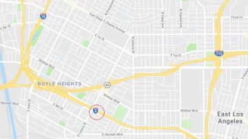 El incidente se presentó cerca de la calle Lorena en Boyle Heights, según la alerta de la Patrulla de Caminos de California.