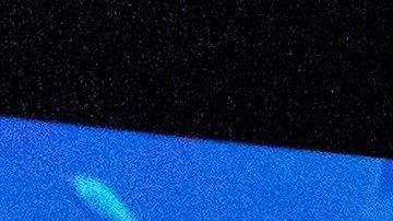 La sala Honda Pacific Visions Theater exhibe una película sobre los océanos en "Pacific Visions", nueva ampliación del Acuario del Pacífico de Long Beach.