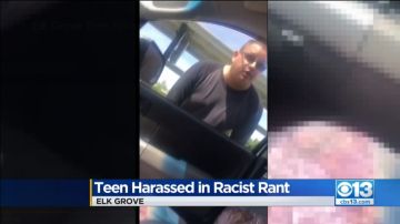 La jovencita grabó el video del ataque racista.