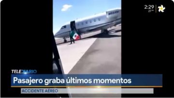 Jade Paola grabó antes de abordar los últimos instantes del avión accidentado
