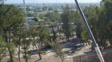 Reemplazo de la valla fronteriza en Calexico.