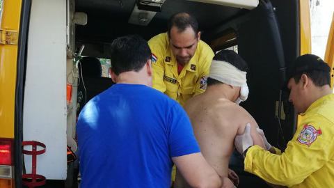 El sujeto fue ingresado a un hospital de Paraguay,
