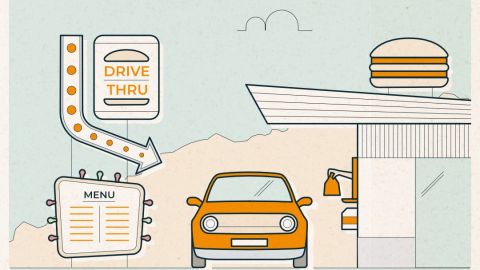 Así es como la cultura de comer en el auto comenzó