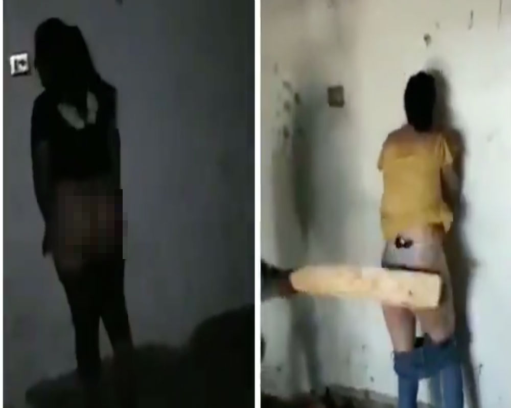 VIDEO: Cártel de Sinaloa castiga robos; ni mujeres se salvan de brutales nalgadas  con tablas - La Opinión