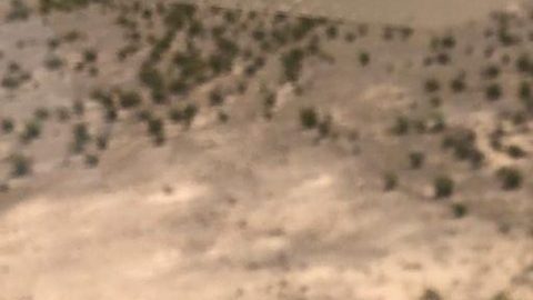 Foto de la aeronave siniestrada en una zona montañosa de Coahuila.