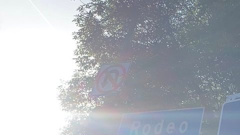 La calle en honor a Barack Obama en Los Ángeles.