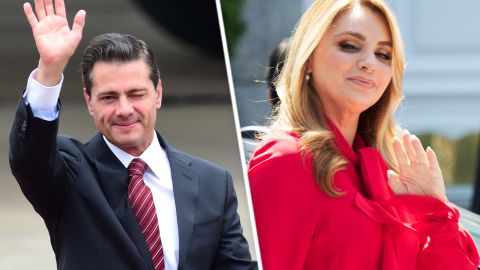 Enrique Peña Nieto se despide de Angélica Rivera