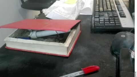 El libro-bomba en el senado