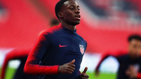 Tim Weah anotó el gol del triunfo para Estados Unidos