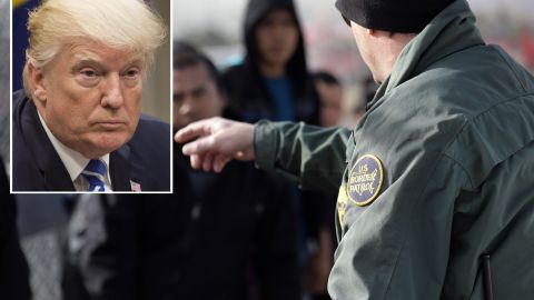 El Gobierno de Trump busca reducir el ingreso de inmigrantes en la frontera.