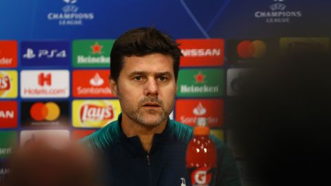 Mauricio Pochettino en conferencia de prensa.