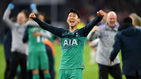 Heung Min Son en el Johan Cruyff Arena.