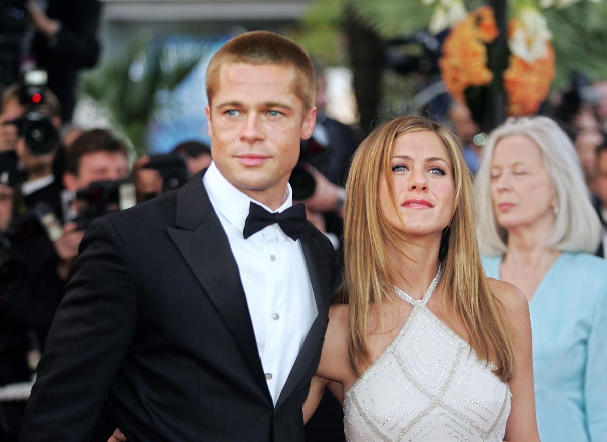 Brad Pitt y Jennifer Aniston.
