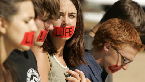 Christians Hold Vigil In Front Of Supreme Court