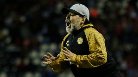 Maradona ha mostrado en varias ocasiones problemas de dicción