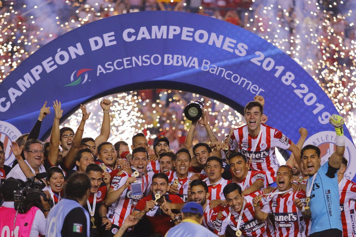 Atlético San Luis es campeón del torneo Clausura 2019 de la Liga de Ascenso MX luego de vencer a Dorados de Sinaloa. 