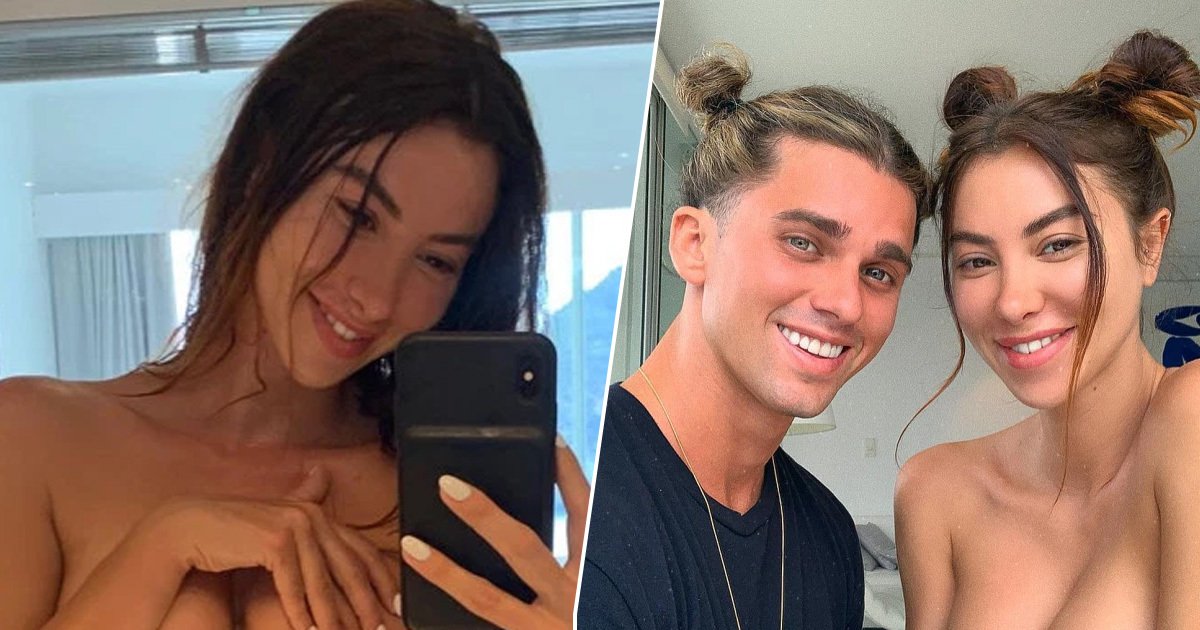 El influencer Jay Alvarrez y su novia.