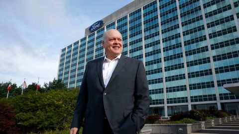 Jim Hackett, presidente y consejero delegado de Ford Motor./JEFF KOWALSKY/AFP/Getty Images