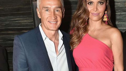 Jorge Ramos junto a Chiquinquirá Delgado.
