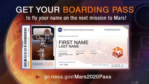 Sus nombres grabados en microchips que se colocarán en el rover.