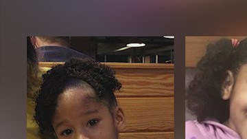 A la niña se le describe como afro americana con pelo negro y ojos de color café, mide tres pies y pesa alrededor de 30 y 40 libras.