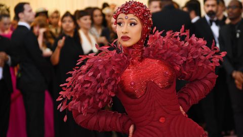 Cardi B se hizo presente en la Met Gala 2019