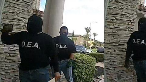 Las autoridades piden cualquier información que se pueda tener sobre los hombres captados en el video.