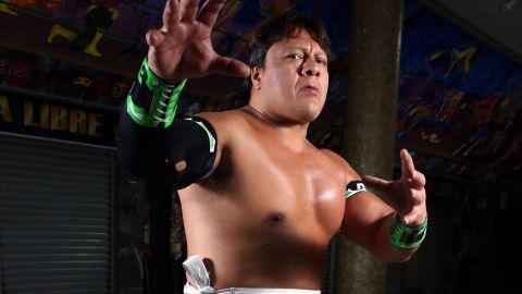 El luchador mexicano 'Último Guerrero'.