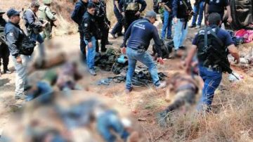 Sangriento enfrentamiento entre CJNG y los viagras deja 10 muertos en Michoacán./Twitter