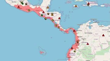 Alerta en la costa del Pacífico y el Caribe