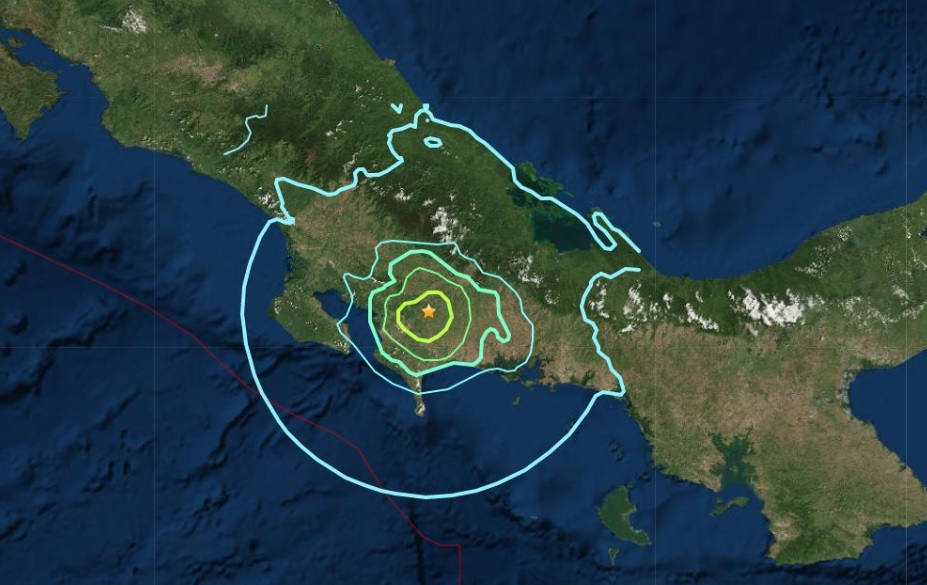 Tras el sismo de magnitud 6,3 en la escala abierta de Richter se produjeron ocho réplicas de menor intensidad, de acuerdo con el Instituto de Geociencias panameño.