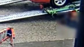 Buscan a conductor que atropelló a un hombre y huyó de la escena.