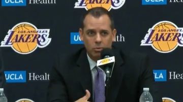 Frank Vogel, nuevo coach de los Lakers de Los Angeles.