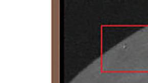 Un destello en la Luna captado por dos telescopios.