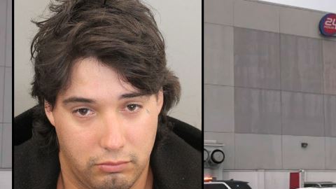 El sospechoso Joey Harper, de 27 años, fue arrestado momentos después del incidente.