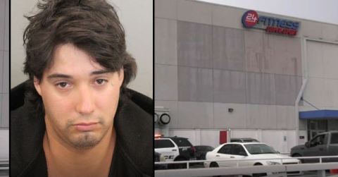 El sospechoso Joey Harper, de 27 años, fue arrestado momentos después del incidente.
