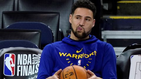 Klay Thompson de Golden State Warriors no estará en el juego 3 de la final en el Oracle Arena de Oakland.
