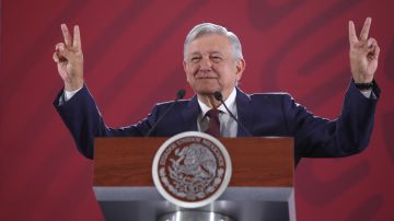 Rueda de prensa diaria del presidente mexicano López Obrador