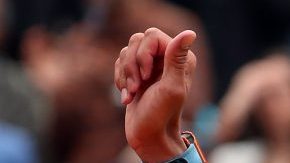 Rafael Nadal festeja la consecución de su duodécimo Roland Garros.