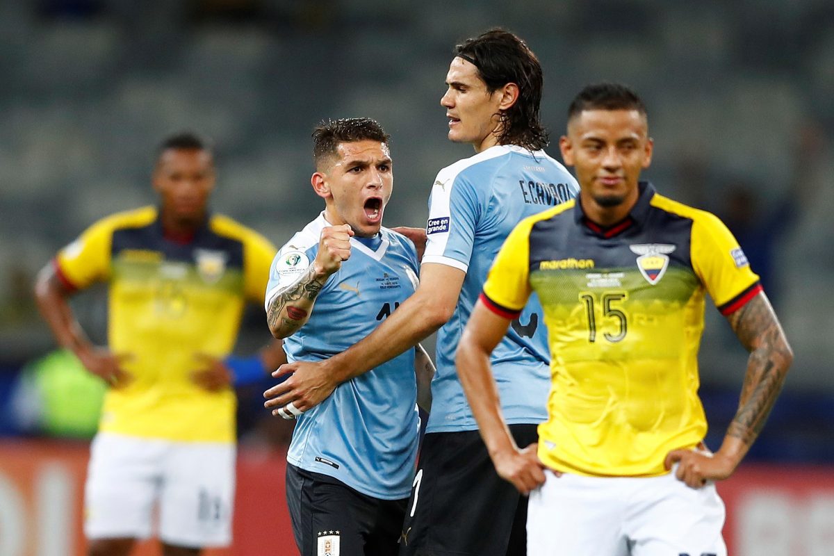 Uruguay levanta la mano en la Copa América con goleada a Ecuador La