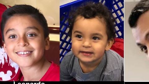 La policía dijo que los niños es encuentran en grave peligro.