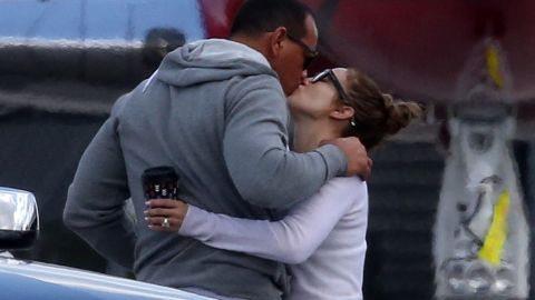 Alex Rodriguez y Jennifer López.