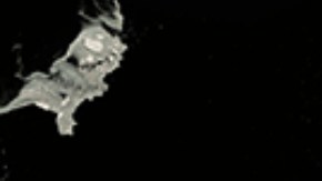 El iceberg puede desprenderse en cualquier momento.