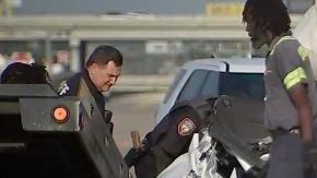 El conductor fue trasladado por helicóptero a un hospital con significantes heridas.