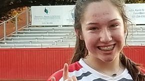 Cecilia Vásquez es una de las mejores jugadoras de su distrito.