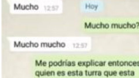 La conversación de WhatsApp se hizo viral por un youtuber.