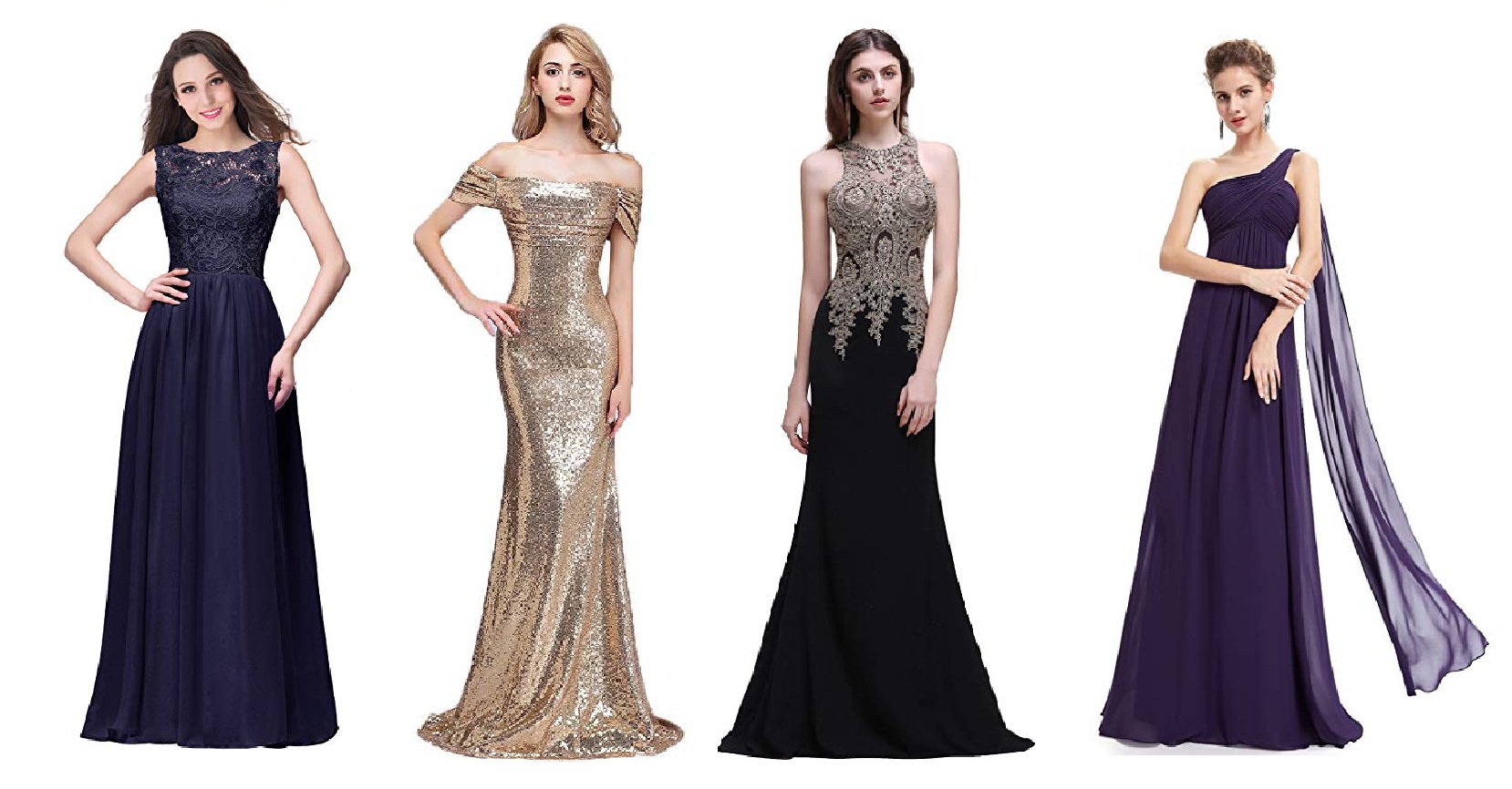 modelos de vestidos para damas de honor