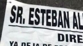 Una de las narcomantas dejadas en Monterrey.