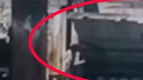 El vehículo tomó una rampa.