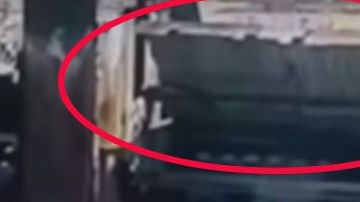 El vehículo tomó una rampa.